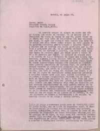 [Carta] 1957 julio 22, Madrid, España [a] Fernando García Oldini, Berna