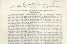 [Panfleto universitario]