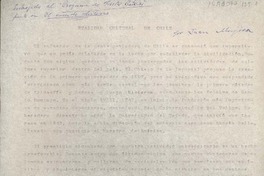 Realidad cultural de Chile