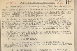 [Panfleto universitario]