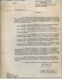 [Oficio Consular N°8792] 1961 agosto 4, Santiago, Chile [a] Juan Mujica de la Fuente, Arequipa, Perú