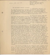 [Carta] 1963 agosto 26, Lima, Perú [a] Humberto Aguirre Doolan, Santiago, Chile