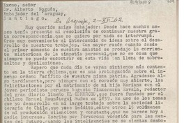[Carta] 1962 diciembre 2, Arequipa, Perú [a] Alberto Nogués, Asunción, Paraguay