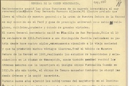 [Oficio consular] 1962, Arequipa, Perú [a] Ministro de Relaciones Exteriores, Santiago, Chile