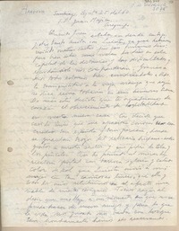 [Carta] 1960 agosto 25, Santiago, Chile [a] Juan Mujica, Arequipa, Perú