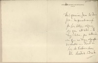 [Carta] [1952], Santiago, Chile [a] Juan Mujica, [España]