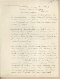 [Carta] 1937 marzo 16, Santiago, Chile [a] Juan Mujica de la Fuente