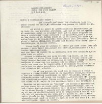 [Carta] 1951 marzo, Amorebieta, España [a] Juan Mujica de la Fuente, Bilbao