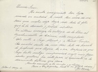 [Carta] 1951 mayo 2, Bilbao, España [a] Juan Mujica de la Fuente