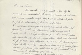 [Carta] 1951 mayo 2, Bilbao, España [a] Juan Mujica de la Fuente