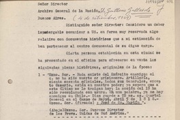 [Carta] 1969 septiembre 4, Santiago, Chile [a] Guillermo Gallardo, Archivo General de la Nación, Buenos Aires