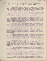 Conclusiones finales del II Congreso Internacional de Bibliotecas