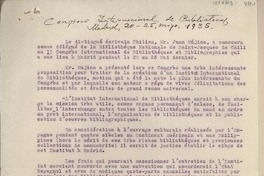 Conclusiones finales del II Congreso Internacional de Bibliotecas