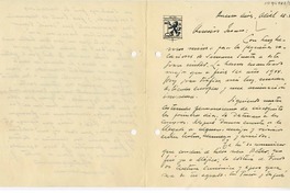 [Carta] 1946 abril 13, Buenos Aires, Argentina [a] Juan Mujica de la Fuente, Bahía Blanca, Argentina