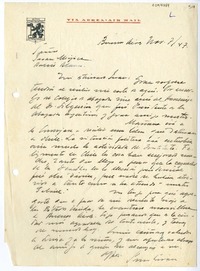 [Carta] 1947 junio 10, Buenos Aires, Argentina [a] Juan Mujica de la Fuente, Bahía Blanca, Argentina