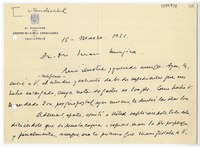 [Carta] 1951 marzo 15, Valladolid, España [a] Juan Mujica de la Fuente