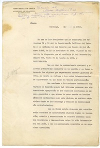 [Decreto] 1942 marzo, Santiago