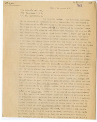 [Carta] 1975 enero 16, Lima, Perú [a] Agustín del Saz, Barcelona, España