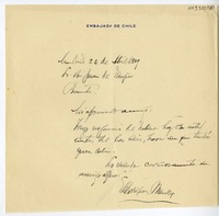 [Carta] 1949 abril 22, Madrid, España [a] Juan Mujica de la Fuente