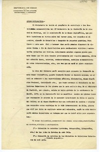 [Carta] 1941 abril 30, Santiago, Chile [al] Subsecretario de Relaciones Exteriores