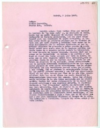 [Carta] 1957 julio 3, Madrid, España [a] Stella Corvalán