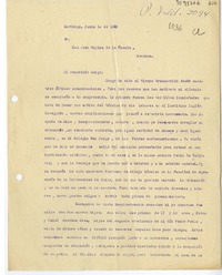 [Carta] 1948 junio 1, Santiago, Chile [a] Juan Mujica, Mendoza, Argentina