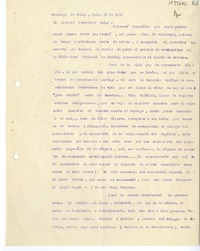 [Carta] 1949 julio 30, Santiago, Chile [a] Juan Mujica, Mendoza, Argentina