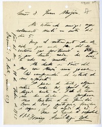 [Carta] 1945 febrero 11, Viña del Mar, Chile [a] Juan Mujica, Santiago