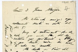 [Carta] 1945 febrero 11, Viña del Mar, Chile [a] Juan Mujica, Santiago