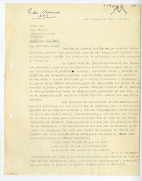 [Carta] 1961 marzo 21, Santiago, Chile [a] Juan Mujica, Arequipa, Perú