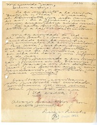 [Carta] [1963], Santiago, Chile [a] Juan Mujica, Arequipa, Perú