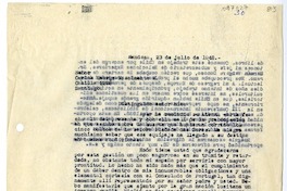 [Carta] 1948 julio 23, Mendoza, Argentina [a] Carlos George-Nascimento, Santiago, Chile