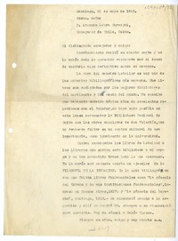 [Carta] 1945 mayo 25, Santiago, Chile [a] Armando Labra Carvajal, Quito, Ecuador