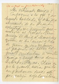 [Carta] 1951 julio 31, Santiago, Chile [a] Juan Mujica de la Fuente