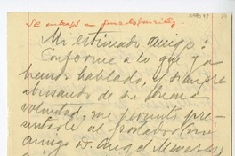 [Carta] 1951 julio 31, Santiago, Chile [a] Juan Mujica de la Fuente