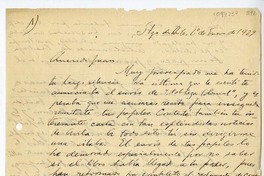 [Carta] 1929 enero 1, Santiago, Chile [a] Juan Mujica de la Fuente
