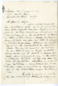 [Carta] 1930 diciembre 1, Santiago, Chile [a] Juan Mujica de la Fuente, Madrid, España