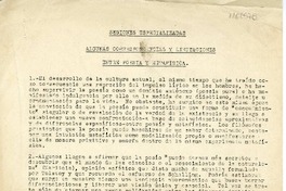 Sesiones especializadas algunas correspondencias y limitaciones entre poesía y metafísica