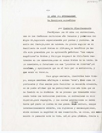 60 años del surrealismo : la escritura automática