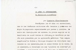 60 años del surrealismo : la escritura automática