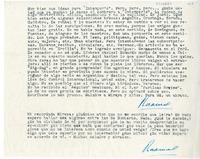 [Carta] [1945], Santiago, Chile [a] Humberto Díaz-Casanueva