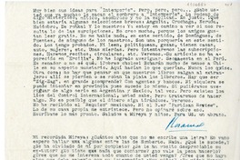 [Carta] [1945], Santiago, Chile [a] Humberto Díaz-Casanueva
