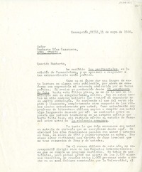[Carta] 1960 mayo 11, Concepción, Chile [a] Humberto Díaz-Casanueva, Roma, Italia