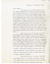 [Carta] 1959 diciembre 10, Nueva York, [a] Humberto Díaz-Casanueva, [Roma, Italia]