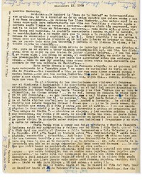[Carta] 1960 diciembre 13, Santiago, Chile [a] Humberto Díaz-Casanueva
