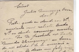 [Carta] 1919 sep. 3, Montevideo, Uruguay [a] Julio Munizaga Ossandón
