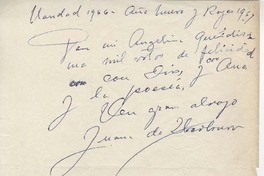 [Carta] 1966 diciembre, Montevideo, Uruguay [a] Angelina