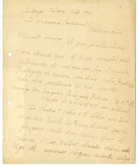 [Carta] 1926 febrero 17, Santiago, Chile [a] Máximo Cardemil