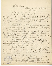 [Carta] 1915 junio 28, Taltal, Chile [a] Ricardo Latcham.