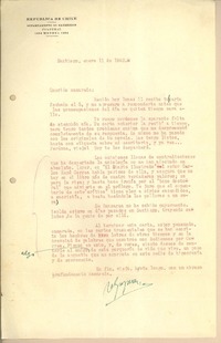 [Carta] 1942 ene. 11, Santiago, Chile [a] Gonzalo Drago